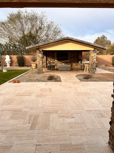 Travertine Pavilion